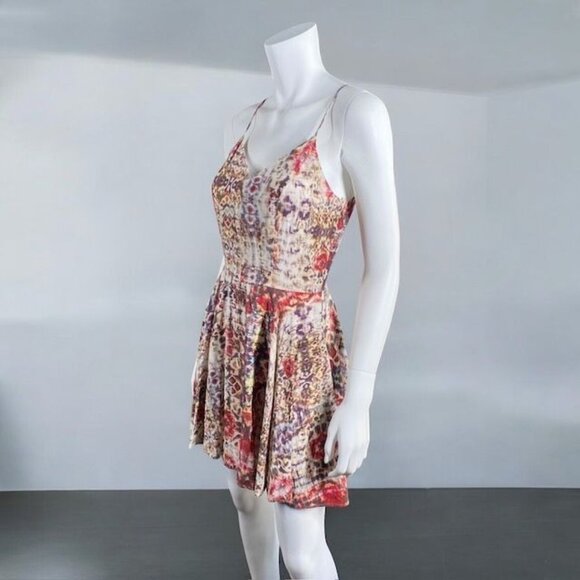 Lavender Brown Mini Fit and Flare Dress Multicolor, Size X-Small - Picture 5 of 16